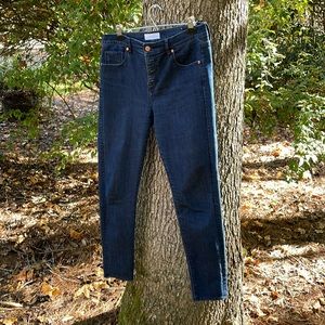 LOFT Button Up Blue Jeans